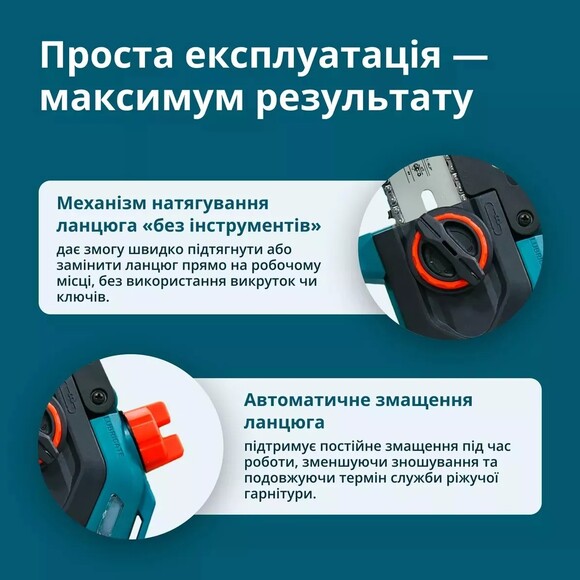 Акумуляторна ланцюгова пилка Konner&Sohnen KS MCS20V-8 CASE PLUS Фото 12