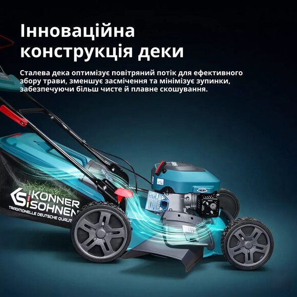 Бензинова газонокосарка Konner&Sohnen KS 46LMG-SP Фото 10