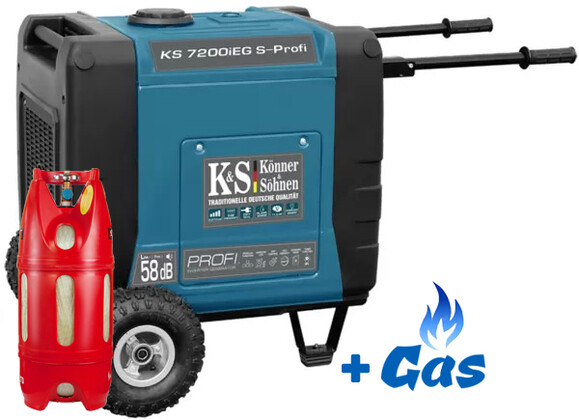 Инверторный генератор Konner&Sohnen KS 7200iEG S-PROFI image 2
